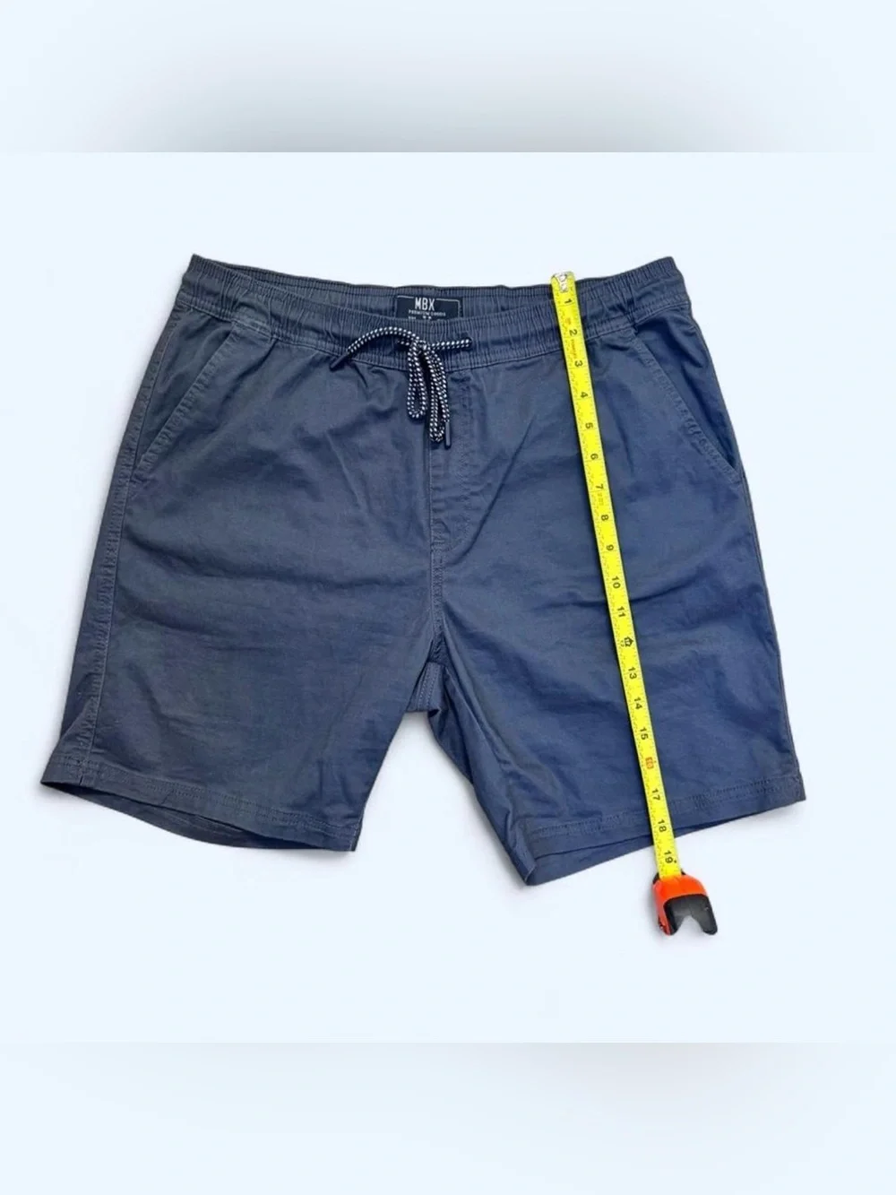 MBX Men's Navy Drawcord Hybrid Shorts - Picture 4 of 8